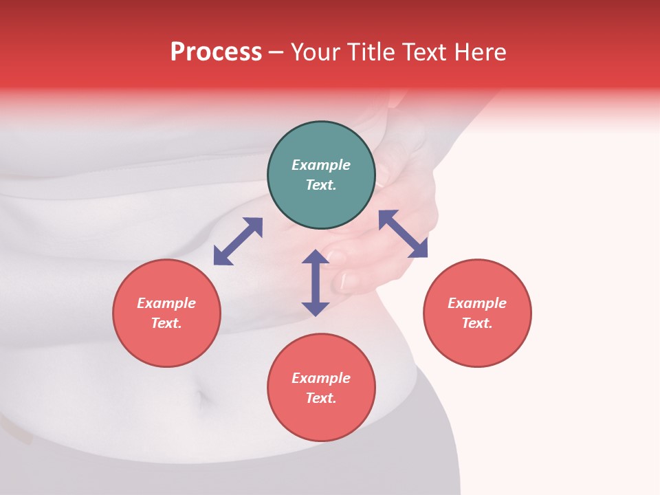 Human Arm Color Image Hand PowerPoint Template