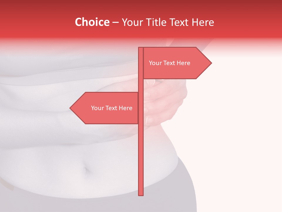 Human Arm Color Image Hand PowerPoint Template
