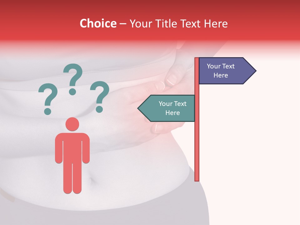 Human Arm Color Image Hand PowerPoint Template