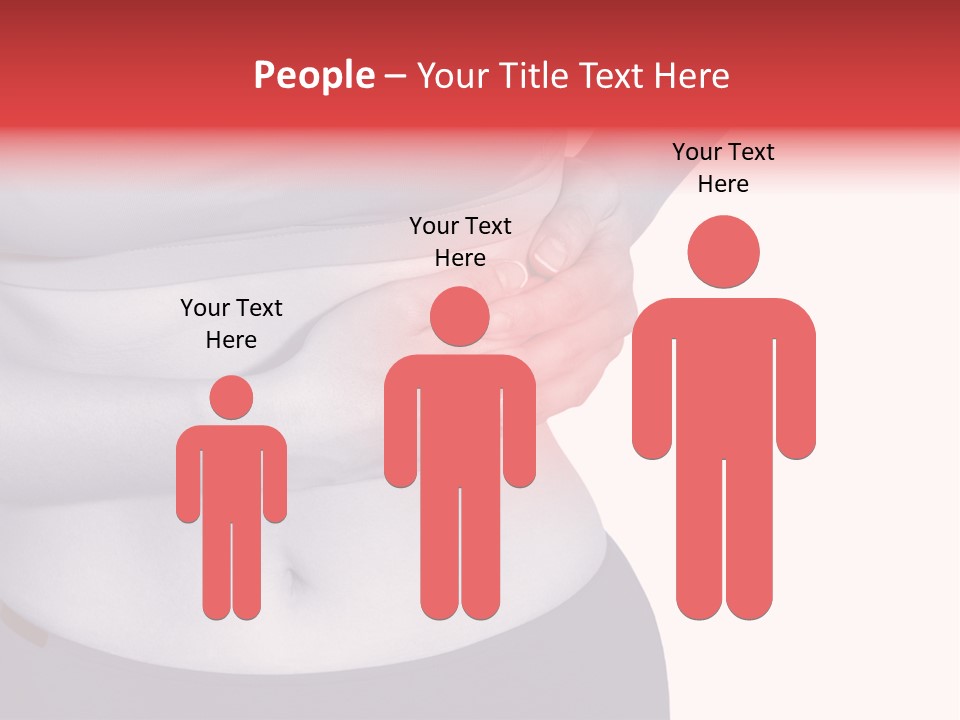 Human Arm Color Image Hand PowerPoint Template
