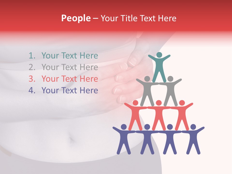 Human Arm Color Image Hand PowerPoint Template