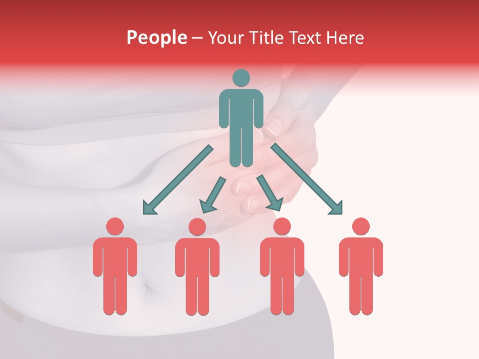 Human Arm Color Image Hand PowerPoint Template