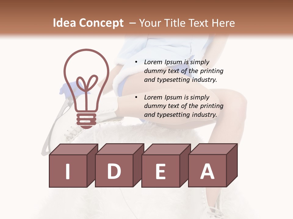 Rink Snow Fun PowerPoint Template