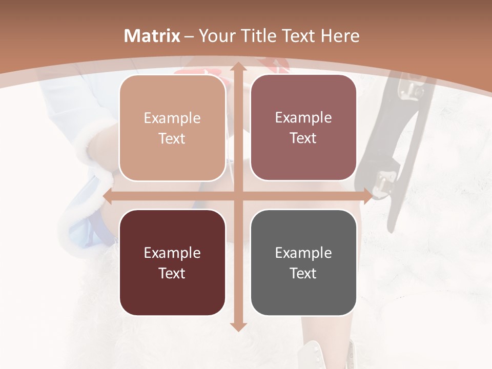 Caucasian White Casual PowerPoint Template