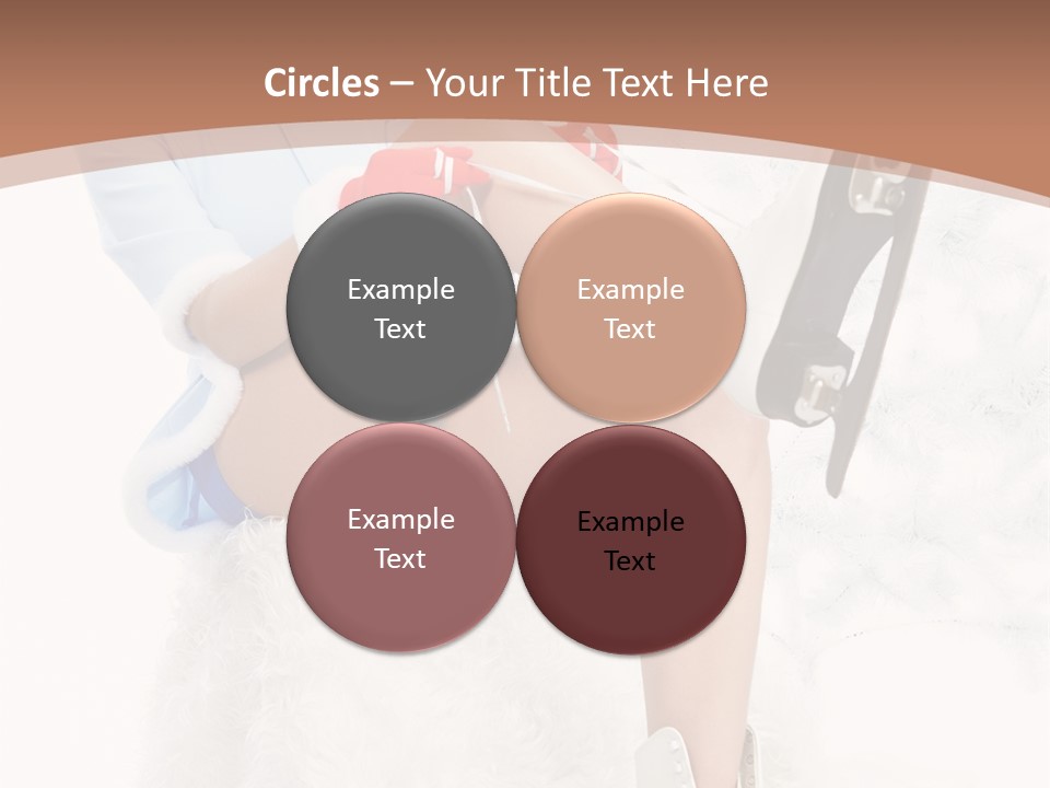 Caucasian White Casual PowerPoint Template