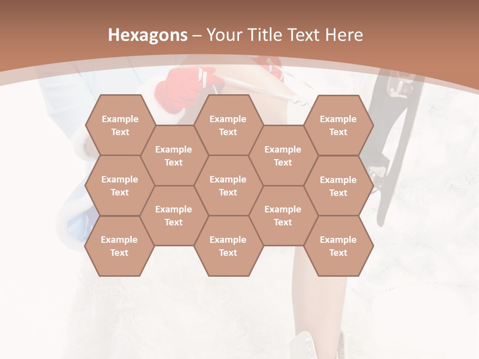 Caucasian White Casual PowerPoint Template