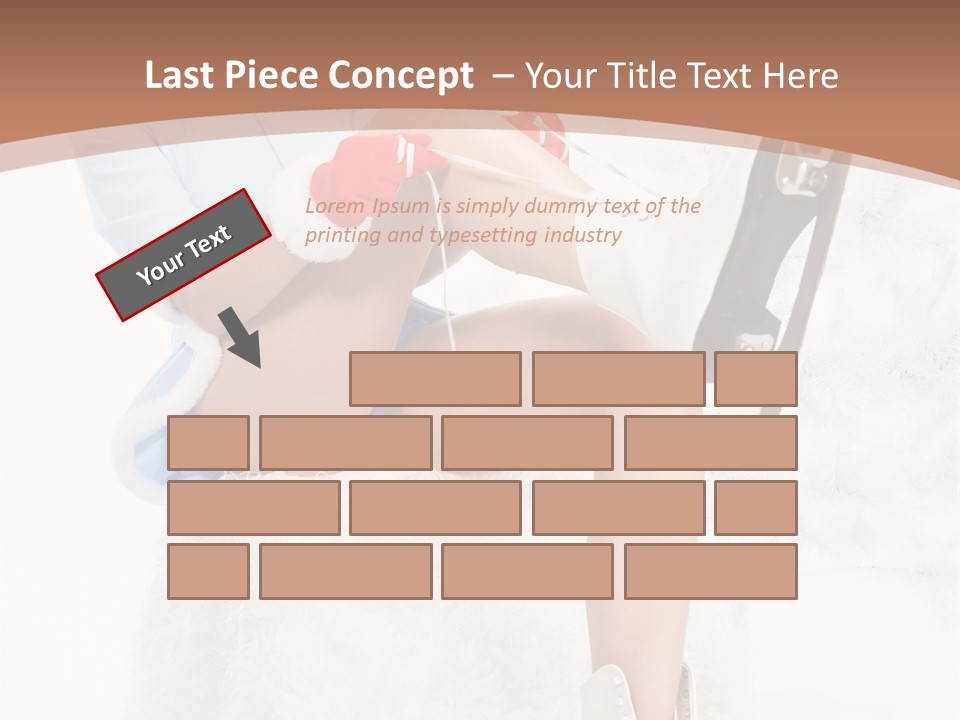 Caucasian White Casual PowerPoint Template