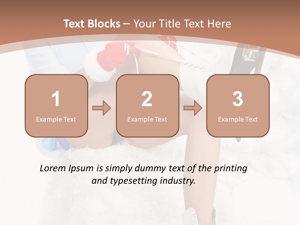 Caucasian White Casual PowerPoint Template