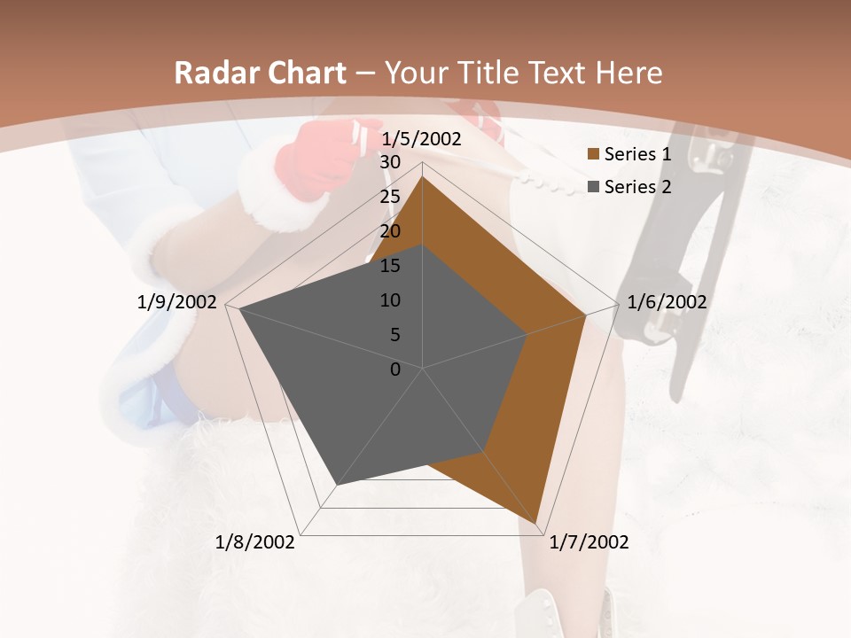 Caucasian White Casual PowerPoint Template