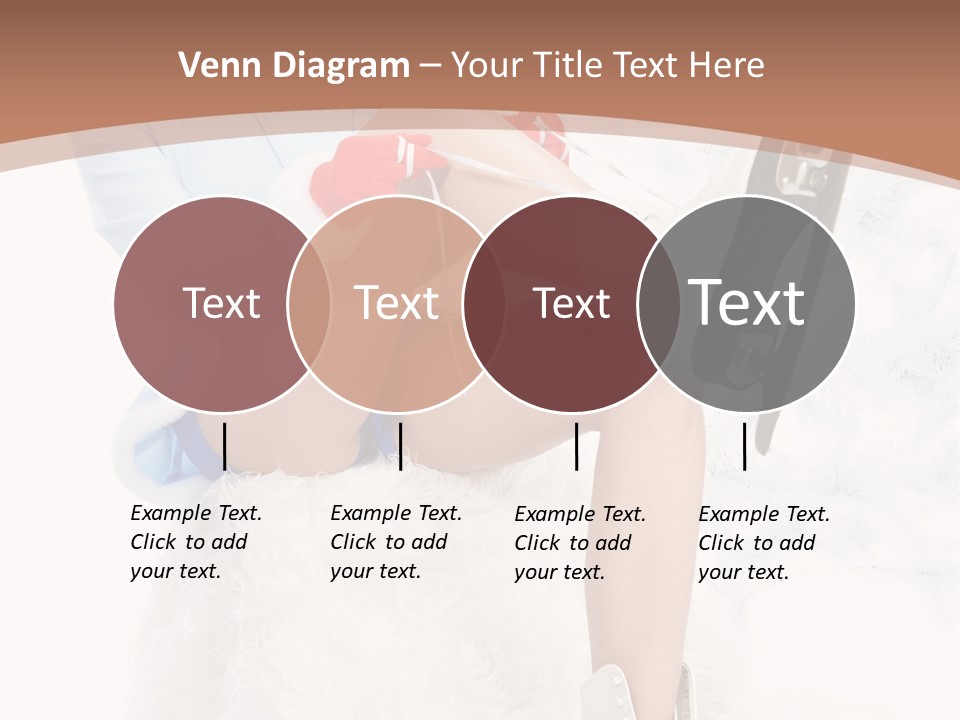 Caucasian White Casual PowerPoint Template