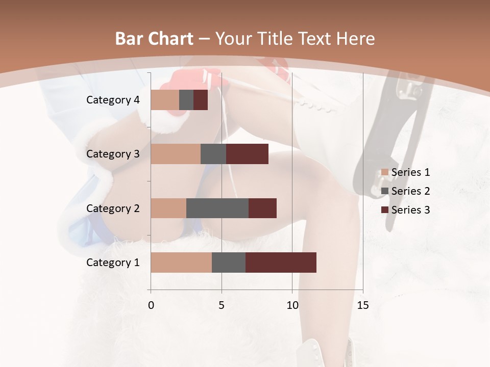 Caucasian White Casual PowerPoint Template