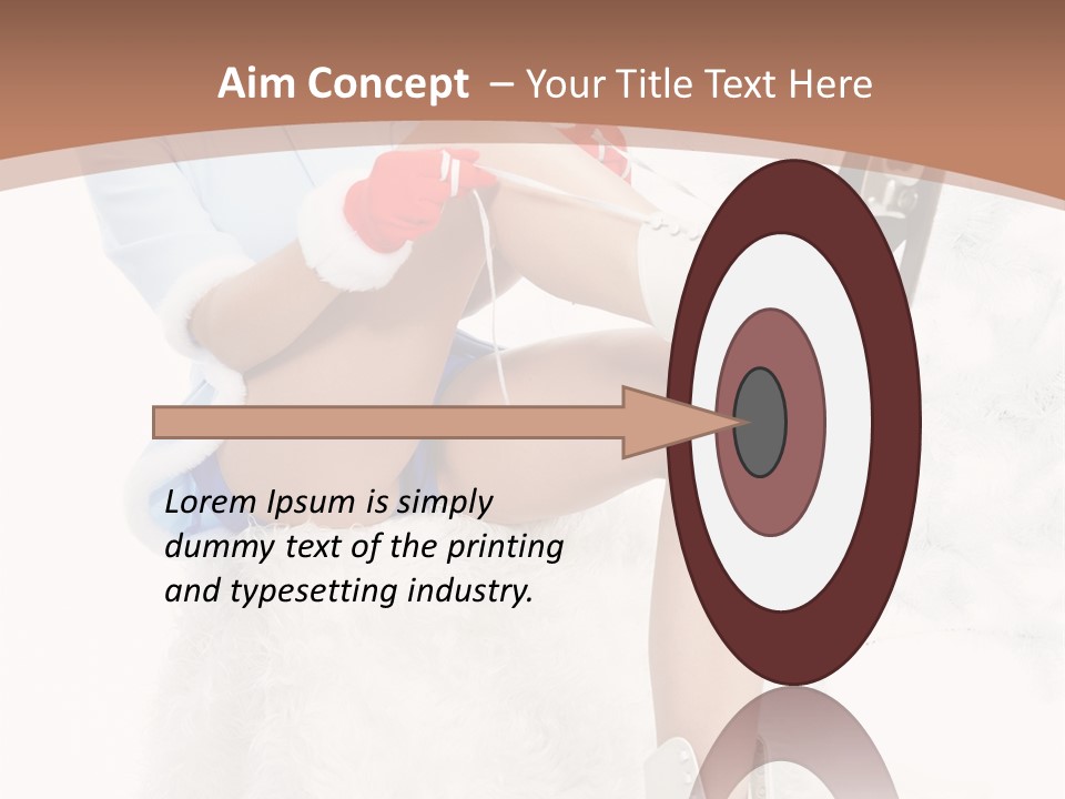 Caucasian White Casual PowerPoint Template