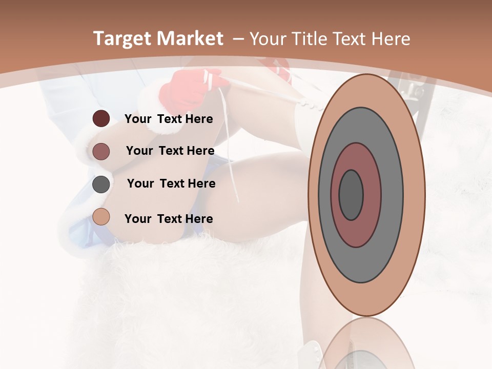 Caucasian White Casual PowerPoint Template