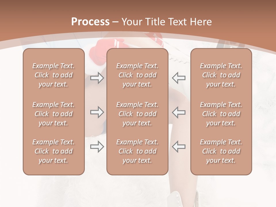 Caucasian White Casual PowerPoint Template