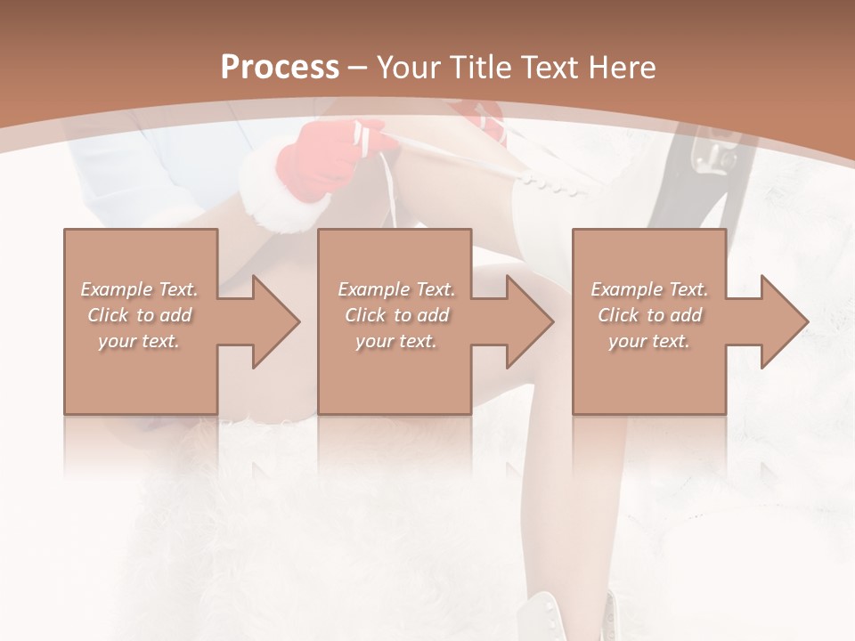 Caucasian White Casual PowerPoint Template