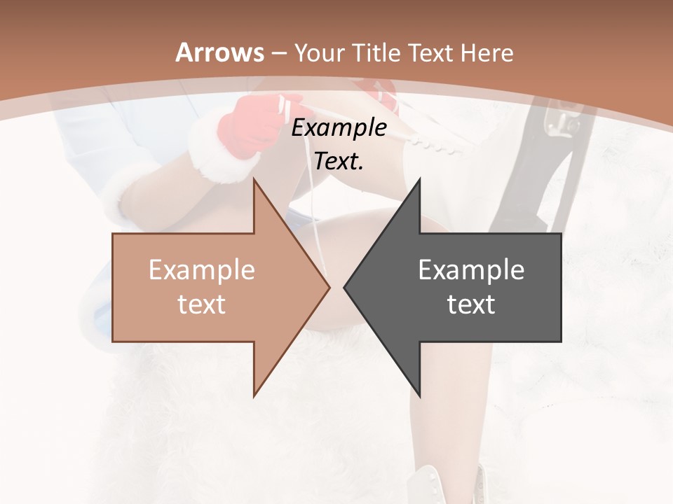 Caucasian White Casual PowerPoint Template