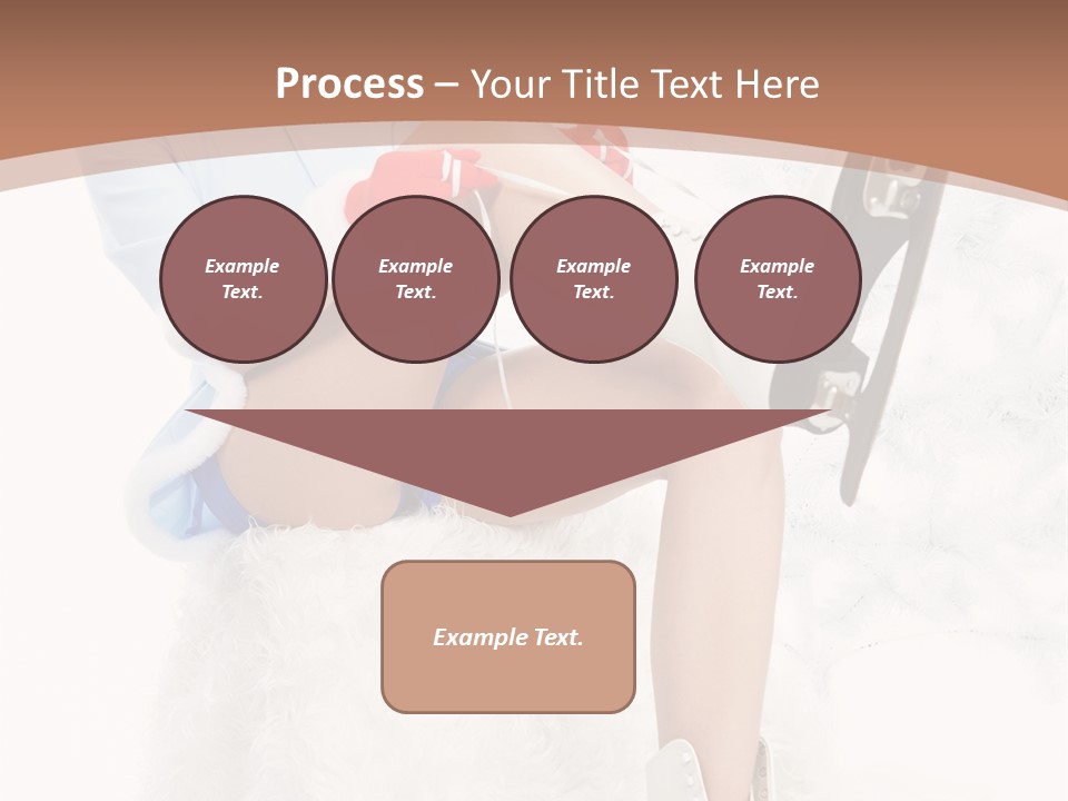 Caucasian White Casual PowerPoint Template