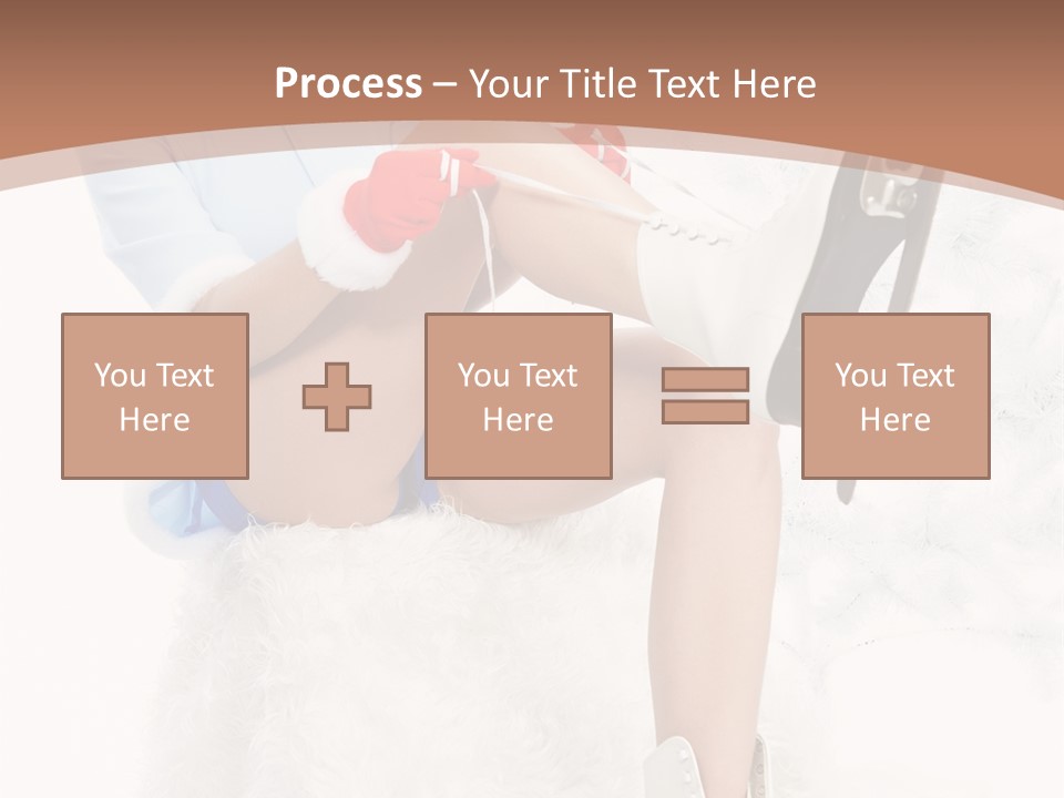 Caucasian White Casual PowerPoint Template