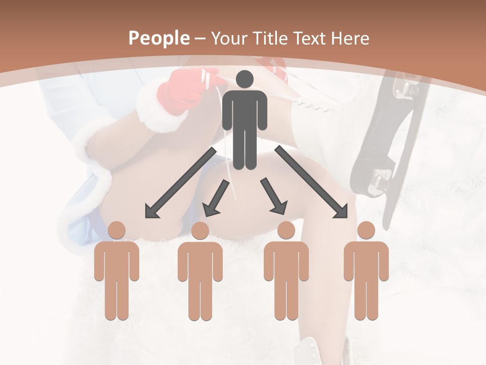 Caucasian White Casual PowerPoint Template