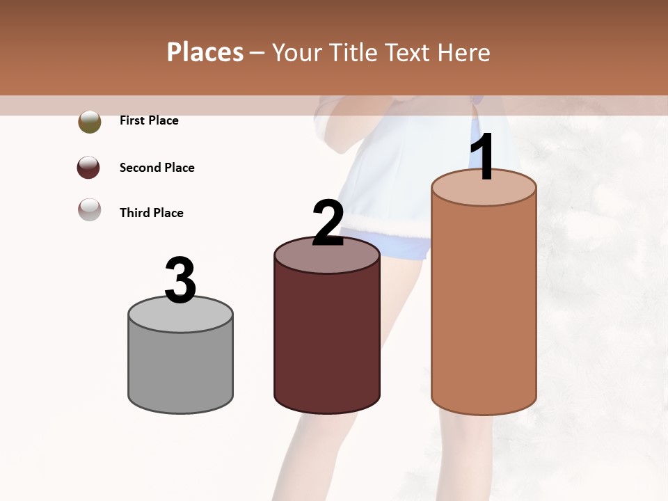 Snow Caucasian Youth PowerPoint Template