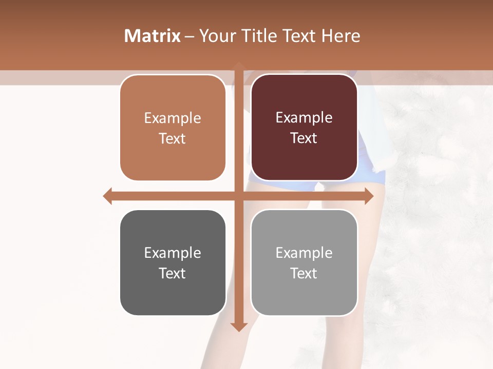 Snow Caucasian Youth PowerPoint Template