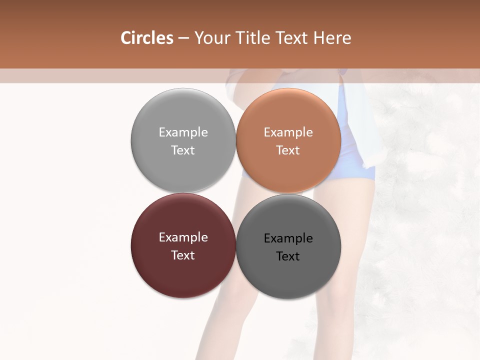 Snow Caucasian Youth PowerPoint Template