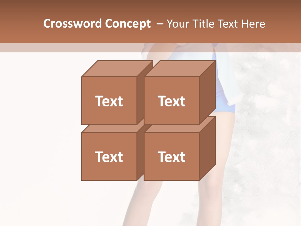 Snow Caucasian Youth PowerPoint Template