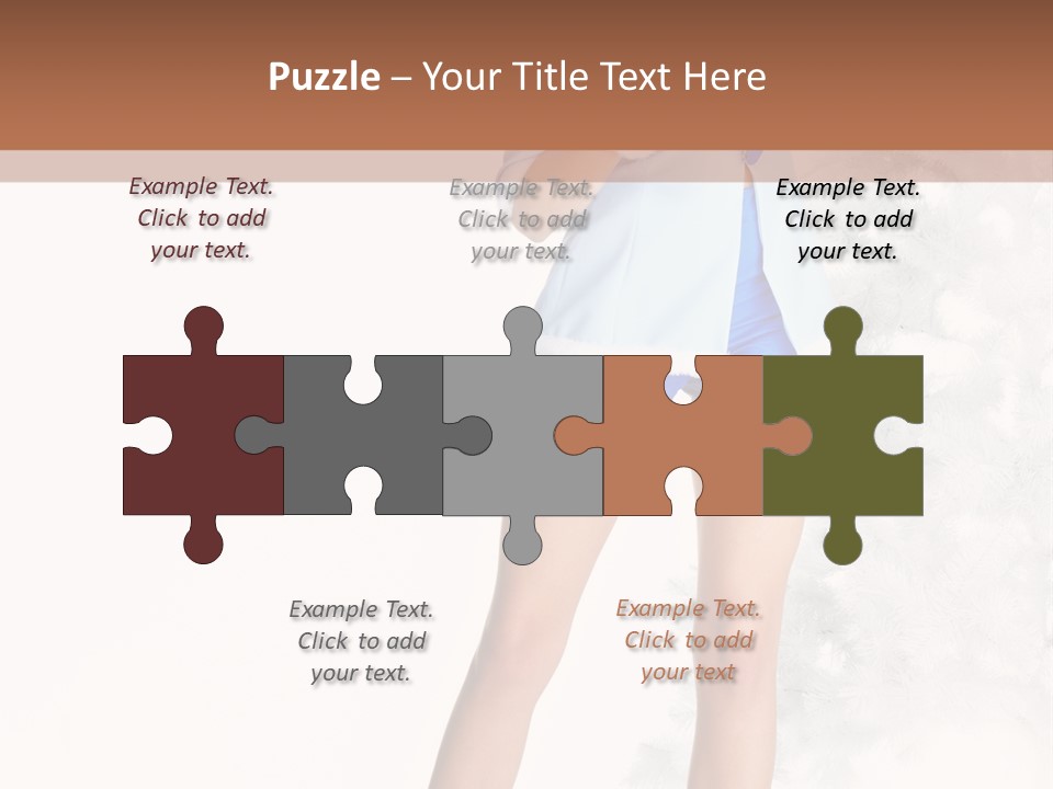 Snow Caucasian Youth PowerPoint Template