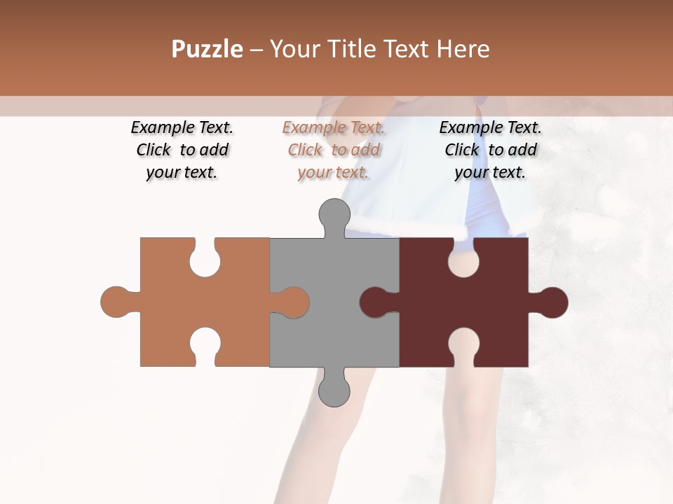 Snow Caucasian Youth PowerPoint Template