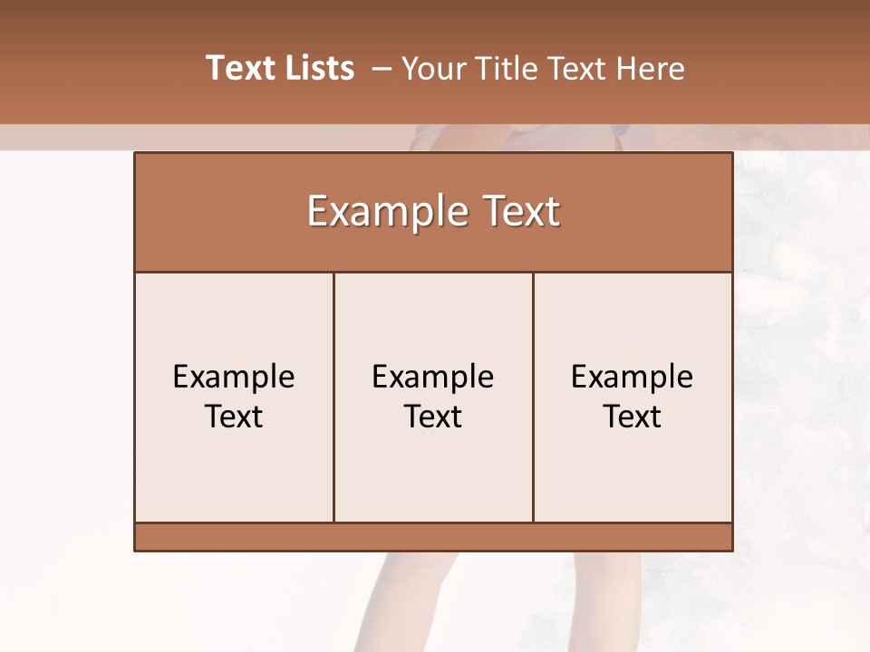 Snow Caucasian Youth PowerPoint Template