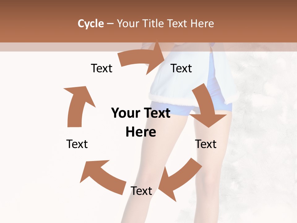 Snow Caucasian Youth PowerPoint Template