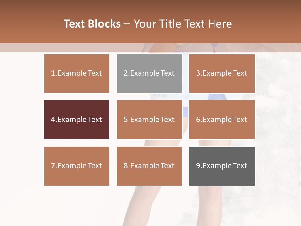 Snow Caucasian Youth PowerPoint Template