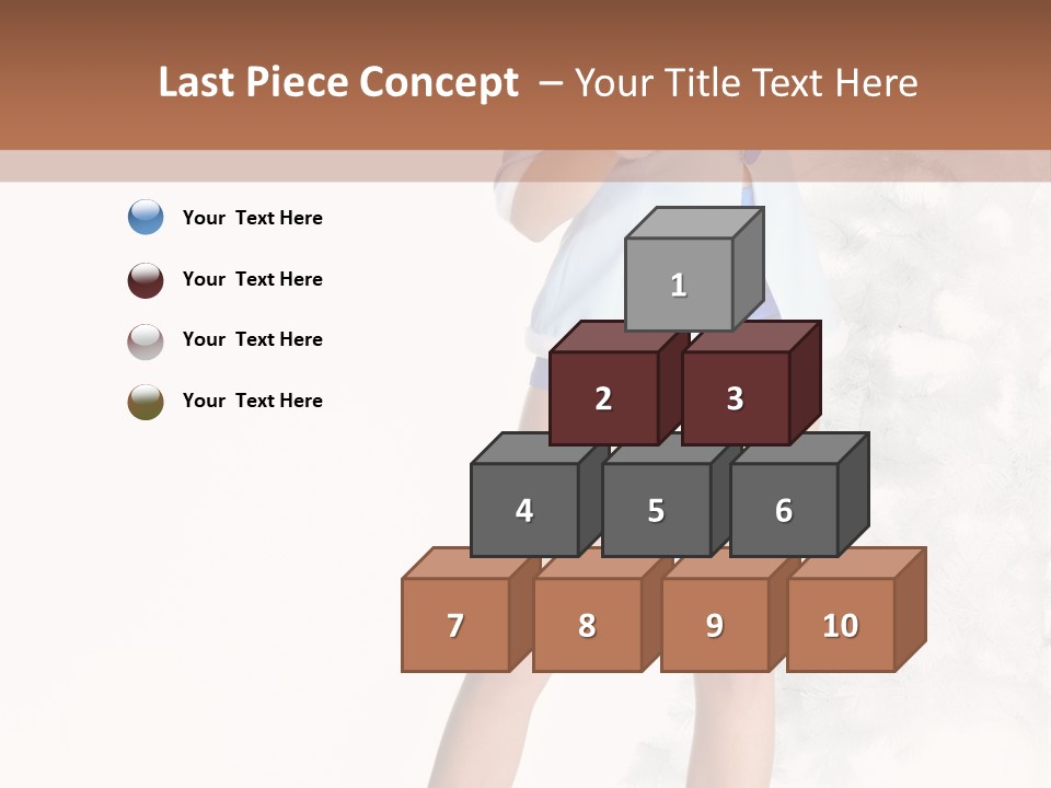 Snow Caucasian Youth PowerPoint Template