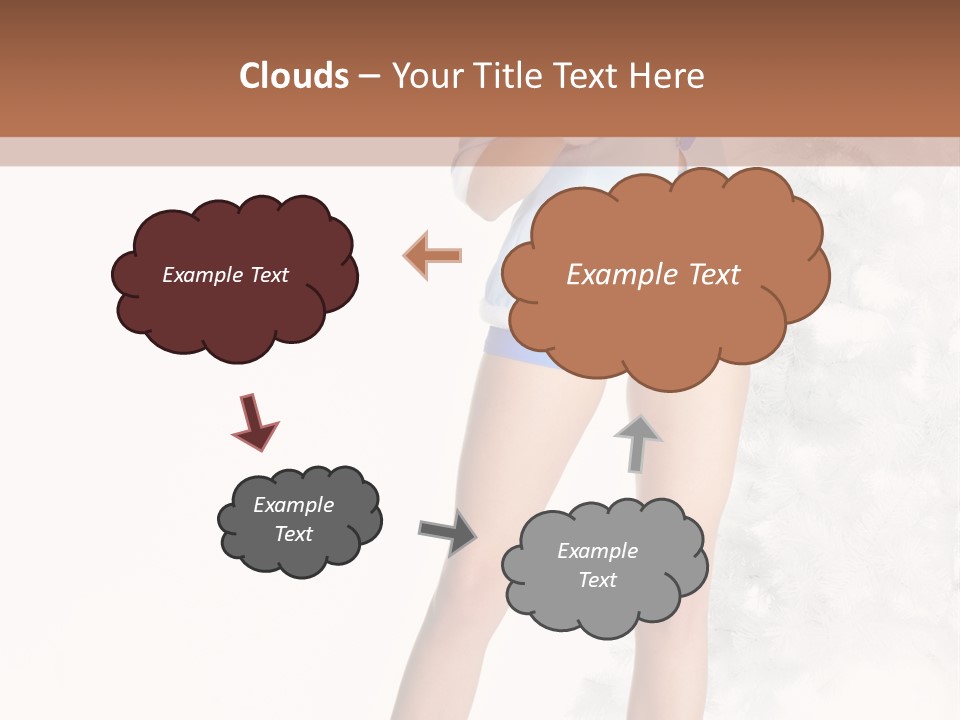 Snow Caucasian Youth PowerPoint Template
