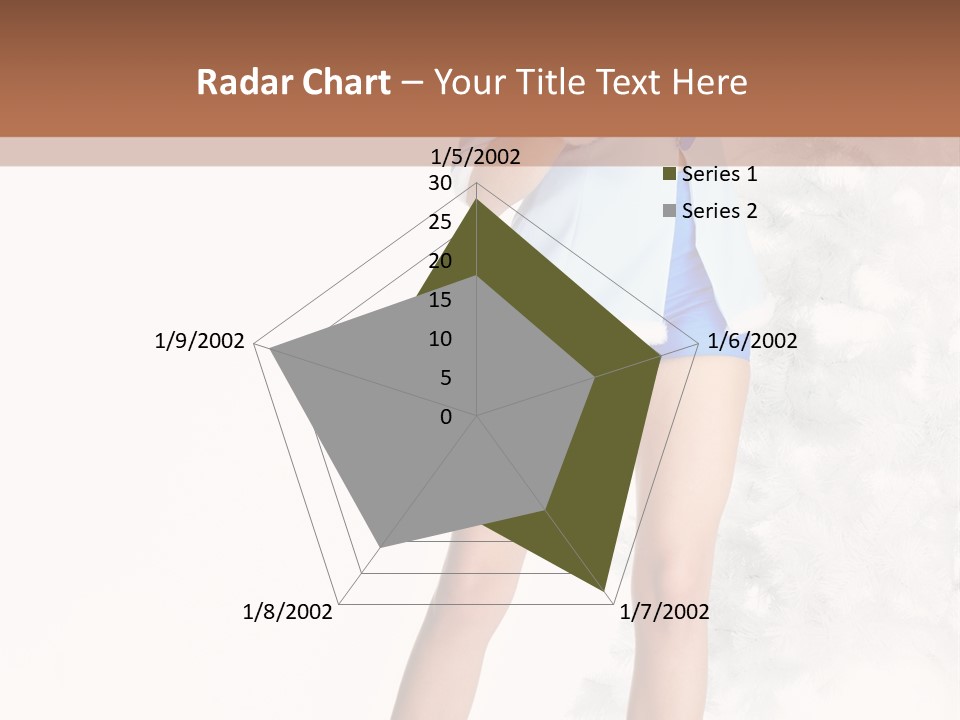 Snow Caucasian Youth PowerPoint Template