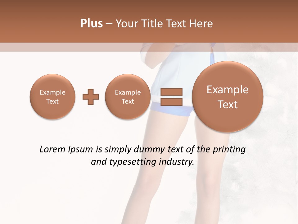 Snow Caucasian Youth PowerPoint Template