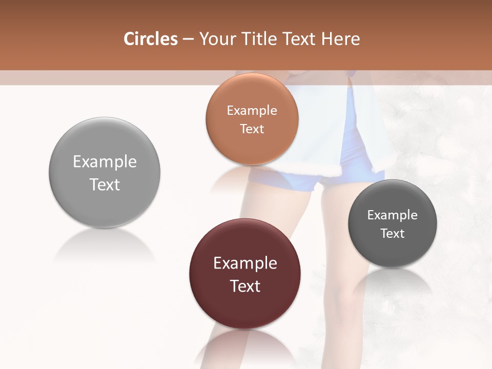 Snow Caucasian Youth PowerPoint Template