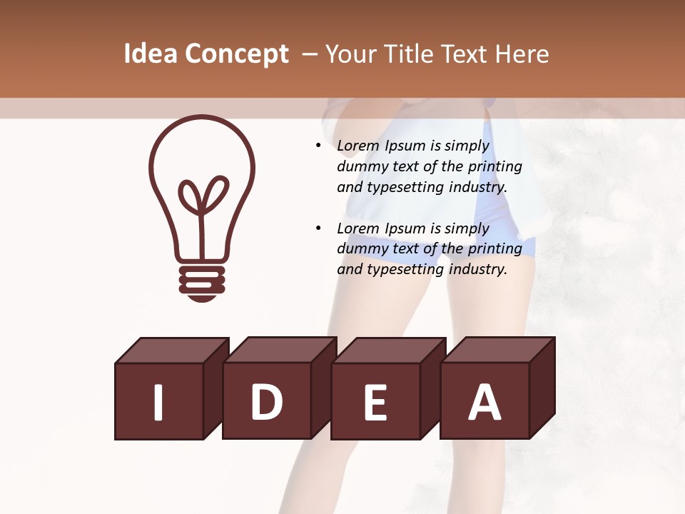 Snow Caucasian Youth PowerPoint Template