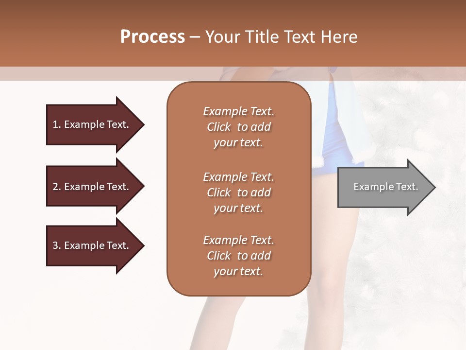 Snow Caucasian Youth PowerPoint Template
