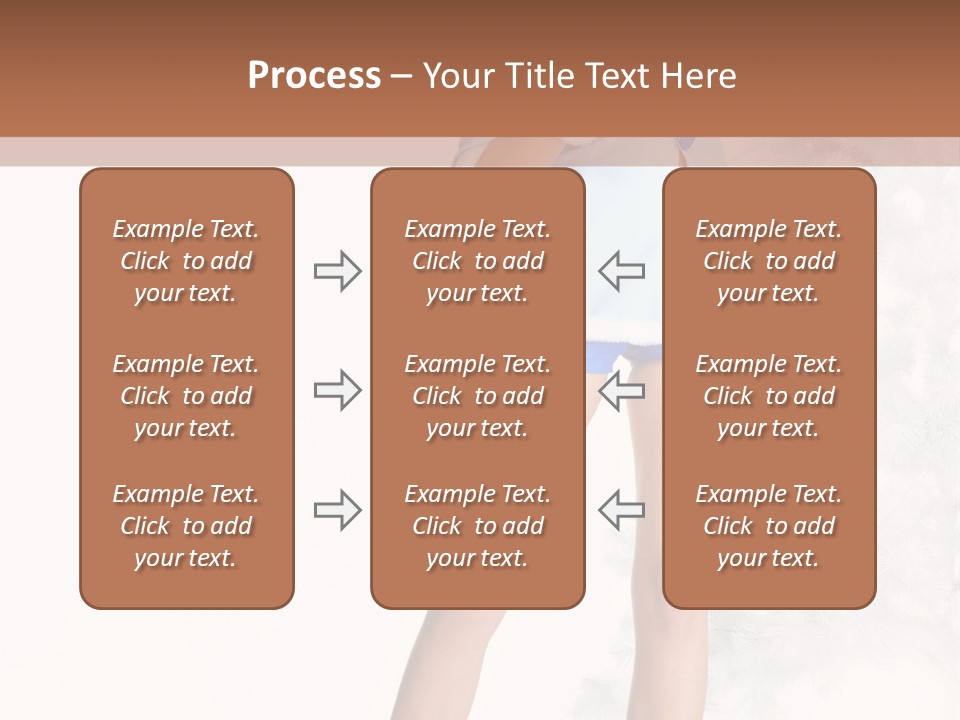 Snow Caucasian Youth PowerPoint Template