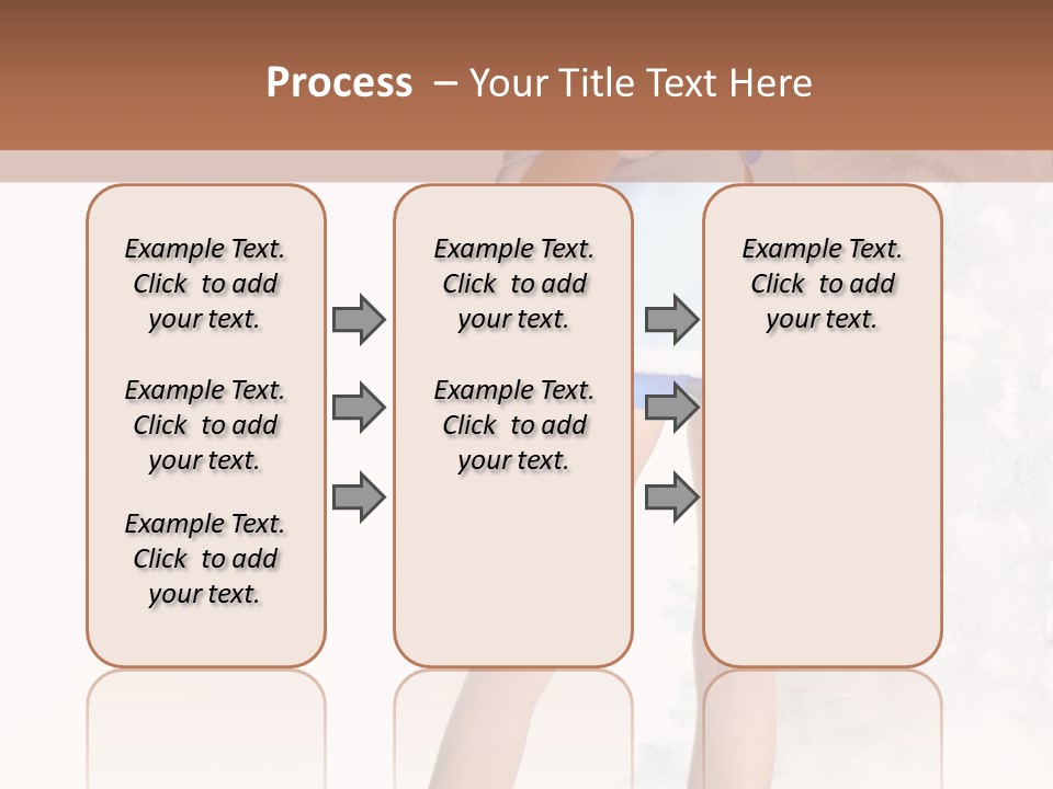Snow Caucasian Youth PowerPoint Template