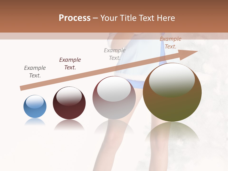 Snow Caucasian Youth PowerPoint Template