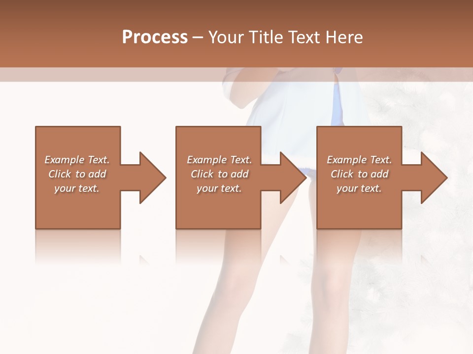 Snow Caucasian Youth PowerPoint Template