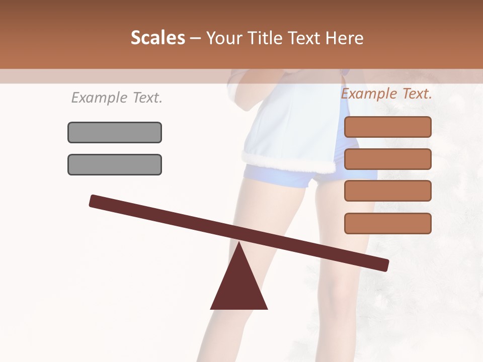 Snow Caucasian Youth PowerPoint Template