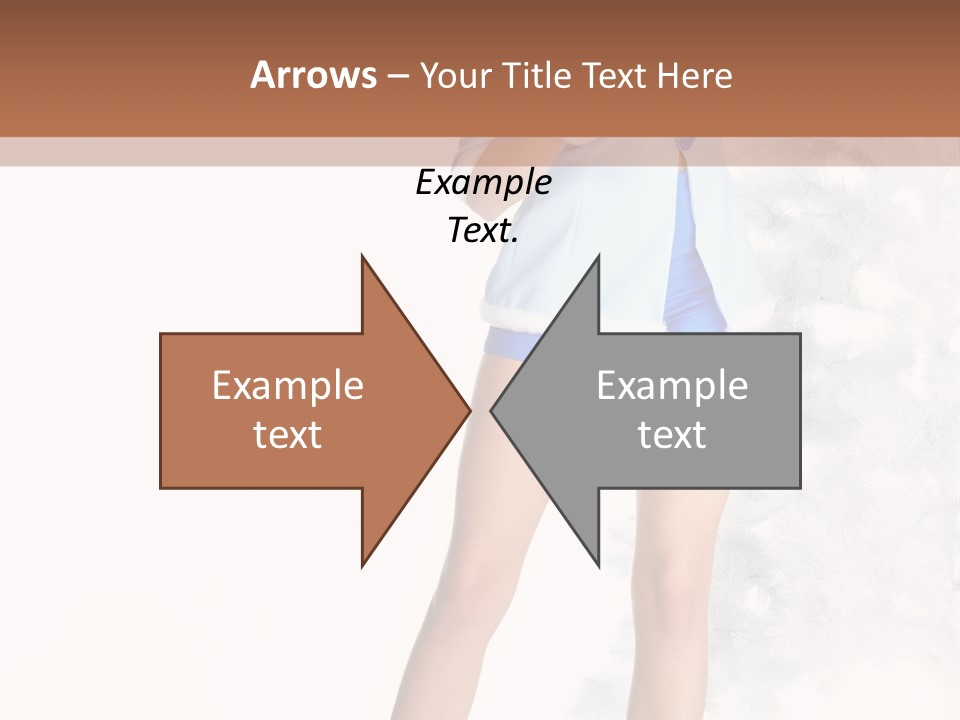 Snow Caucasian Youth PowerPoint Template