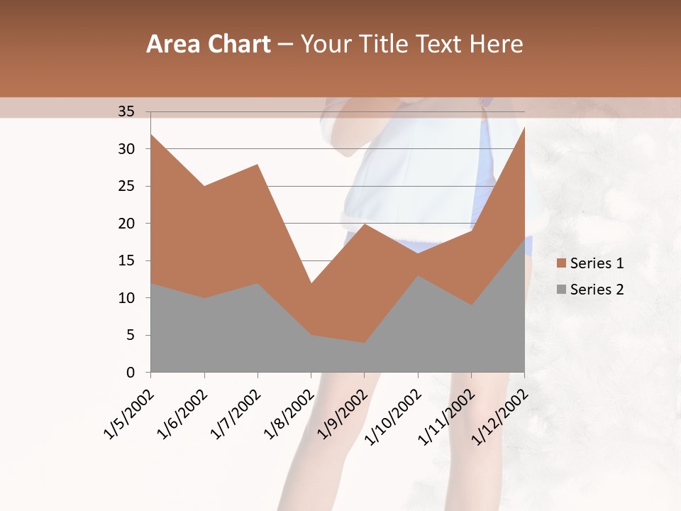 Snow Caucasian Youth PowerPoint Template
