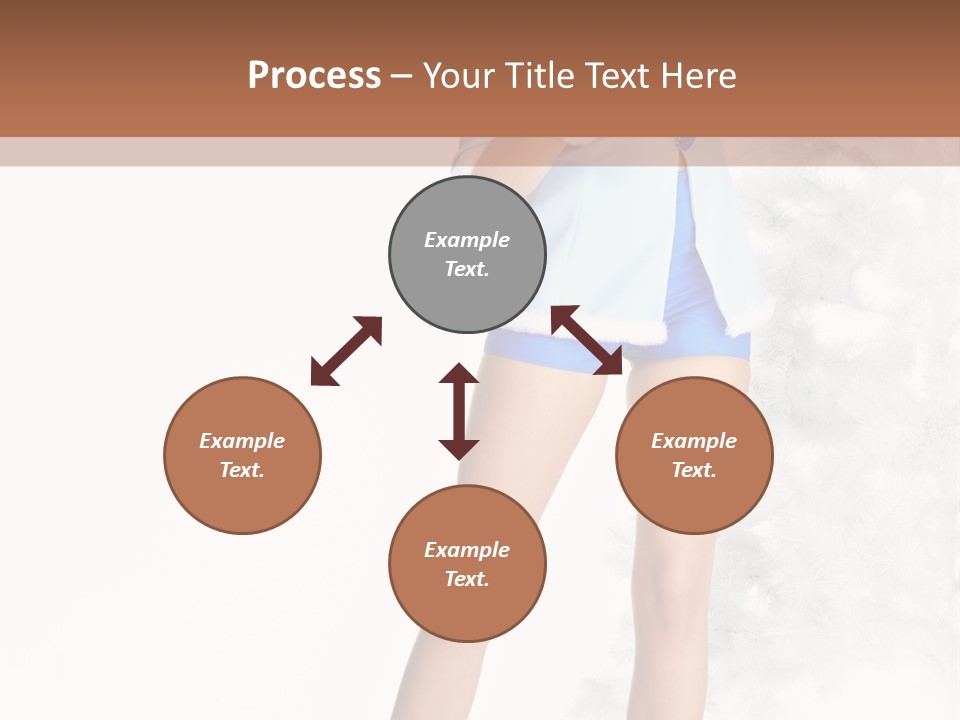 Snow Caucasian Youth PowerPoint Template