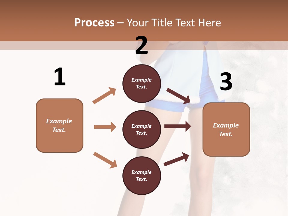 Snow Caucasian Youth PowerPoint Template