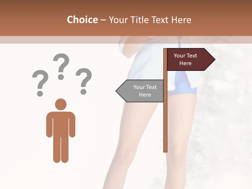 Snow Caucasian Youth PowerPoint Template