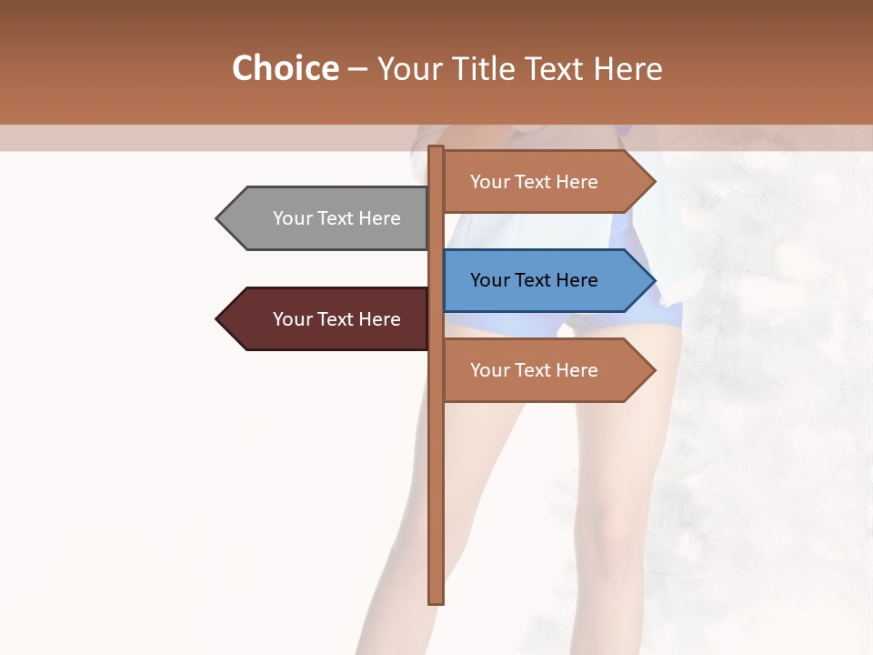 Snow Caucasian Youth PowerPoint Template